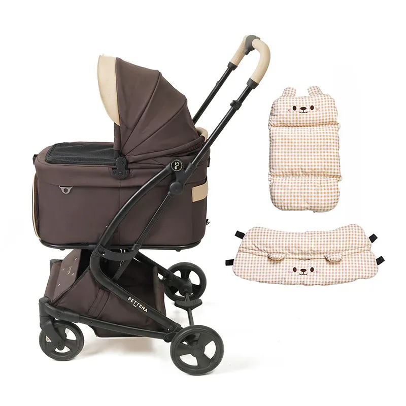 【2026SS신상】MILOU Small Size 강아지 유모차 원터치 폴딩 분리형 밀루 스몰 사이즈