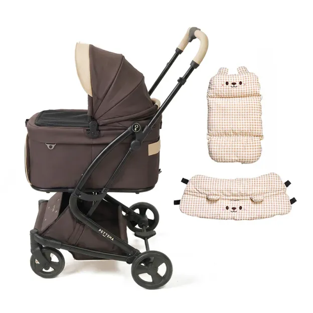 【2026SS신상】MILOU Small Size 강아지 유모차 원터치 폴딩 분리형 밀루 스몰 사이즈