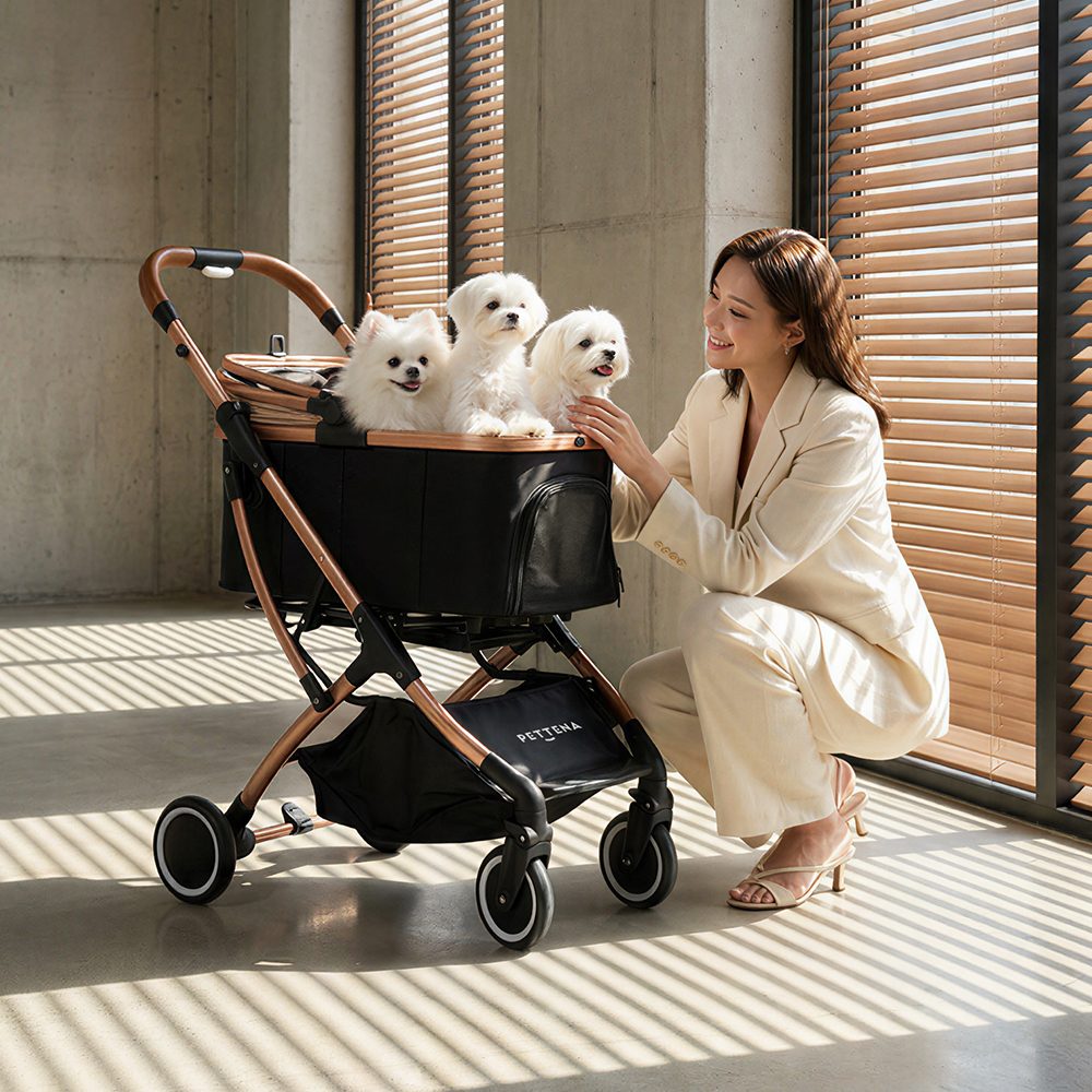 KNIGHT 강아지 유모차 분리형 접이식 나잇