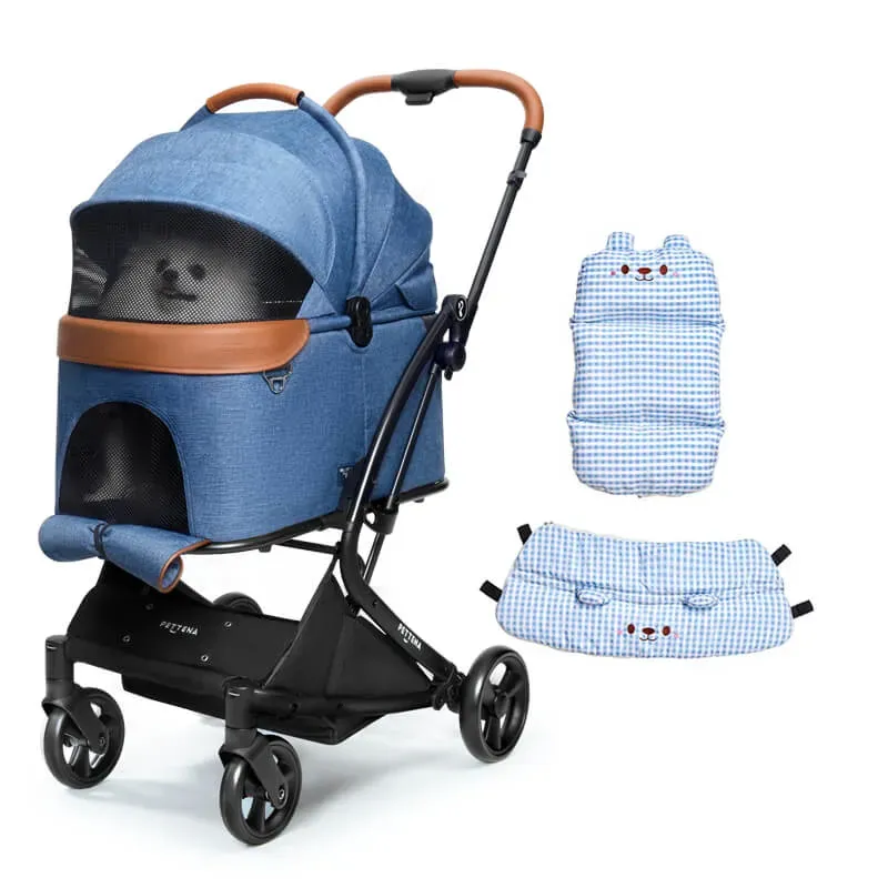 【2026SS신상】MILOU Small Size 강아지 유모차 원터치 폴딩 분리형 밀루 스몰 사이즈