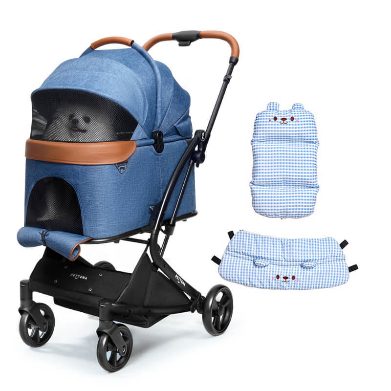 MILOU 강아지 유모차 원터치 폴딩 분리형 밀루