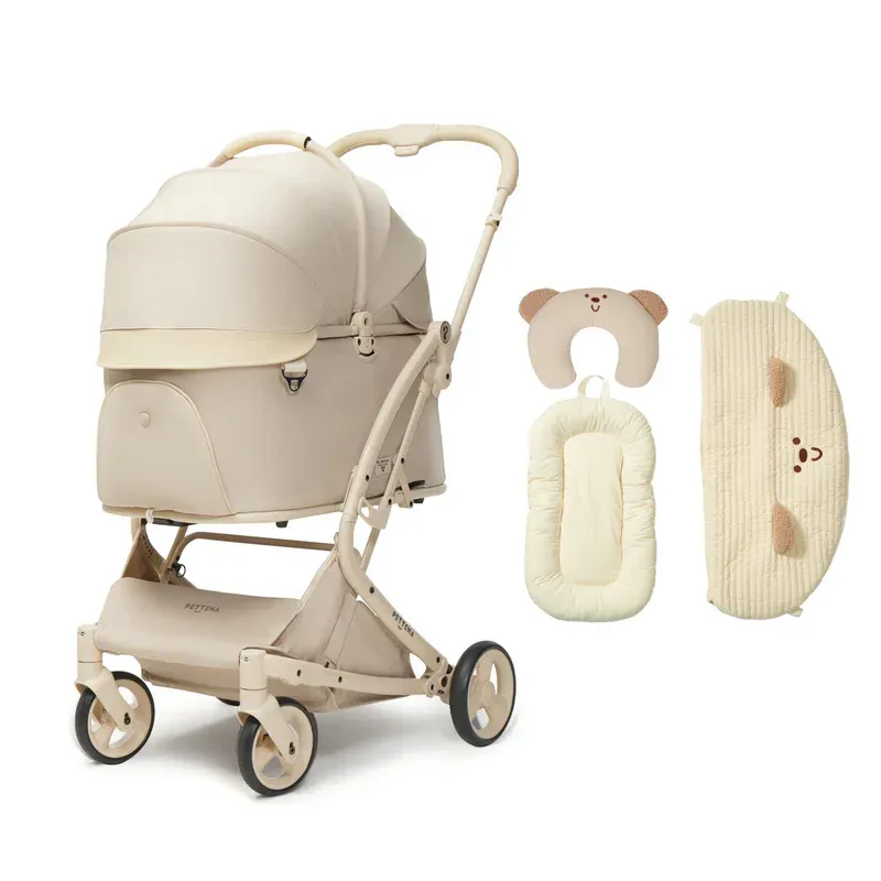 【2026SS신상】MILOU Small Size 강아지 유모차 원터치 폴딩 분리형 밀루 스몰 사이즈