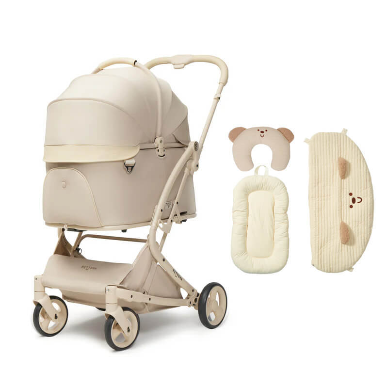 MILOU 강아지 유모차 원터치 폴딩 분리형 밀루