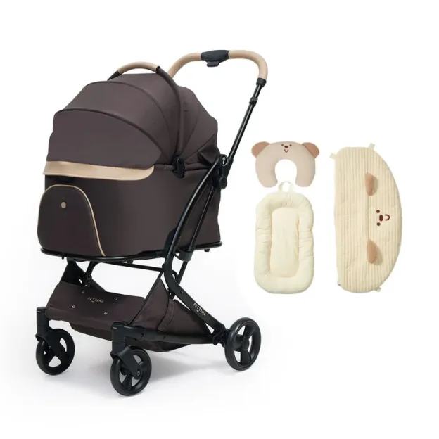 【2026SS신상】MILOU Small Size 강아지 유모차 원터치 폴딩 분리형 밀루 스몰 사이즈