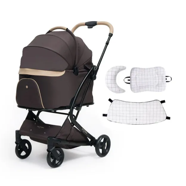 【2026SS신상】MILOU Small Size 강아지 유모차 원터치 폴딩 분리형 밀루 스몰 사이즈