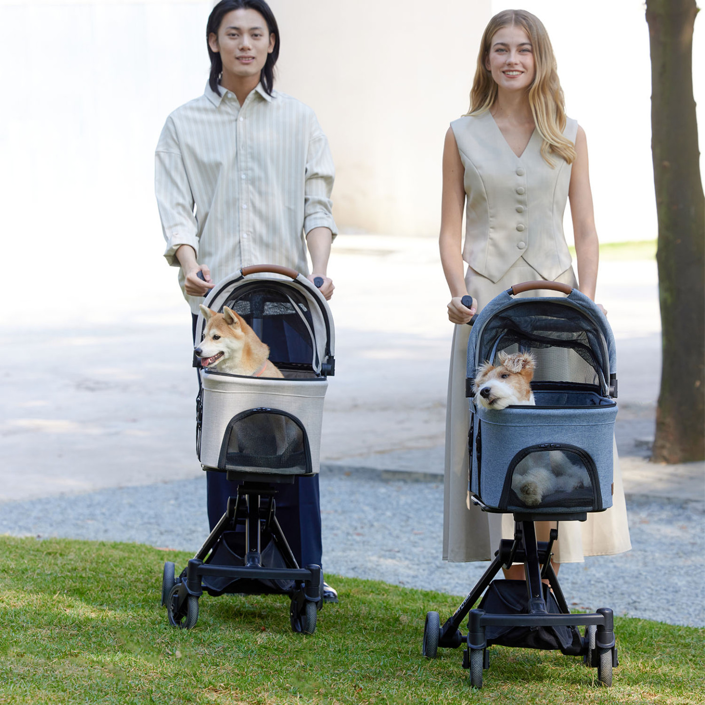 PETITE 강아지 유모차 경량형 페티트