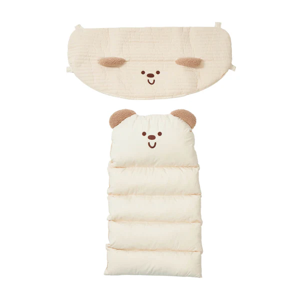 펫 유모차 전용 쿠션 곰돌이 세트