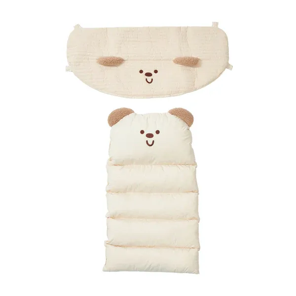 펫 유모차 전용 쿠션 곰돌이 세트