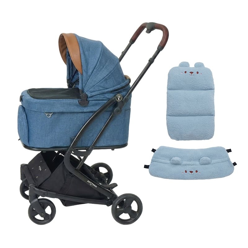 【2026SS신상】MILOU Small Size 강아지 유모차 원터치 폴딩 분리형 밀루 스몰 사이즈