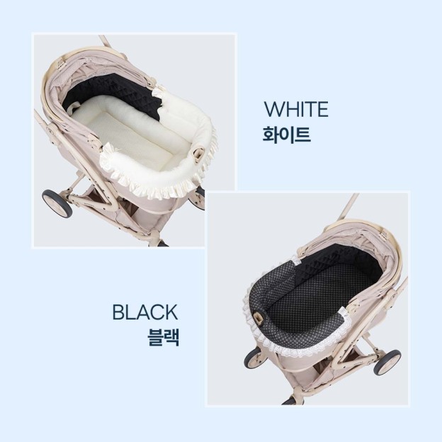 PETTENA 강아지 유모차 이중 냉각 쿠션세트