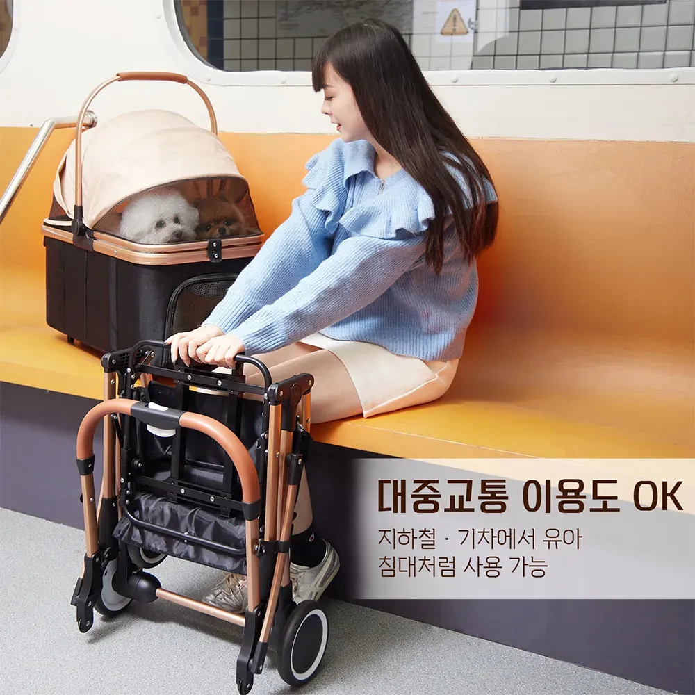 PETTENA 애완동물 유모차 접이식 모델 KNIGHT