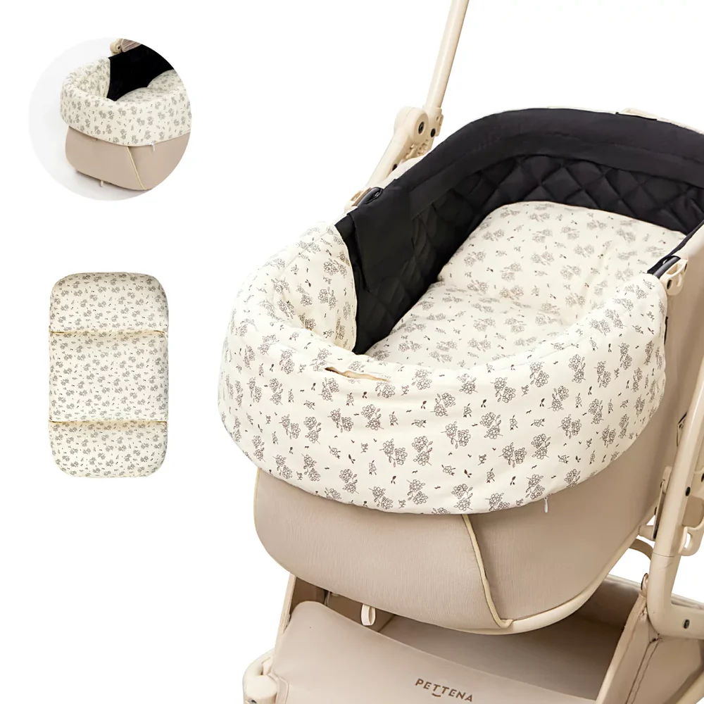 플로럴 프린지 투피스 세트