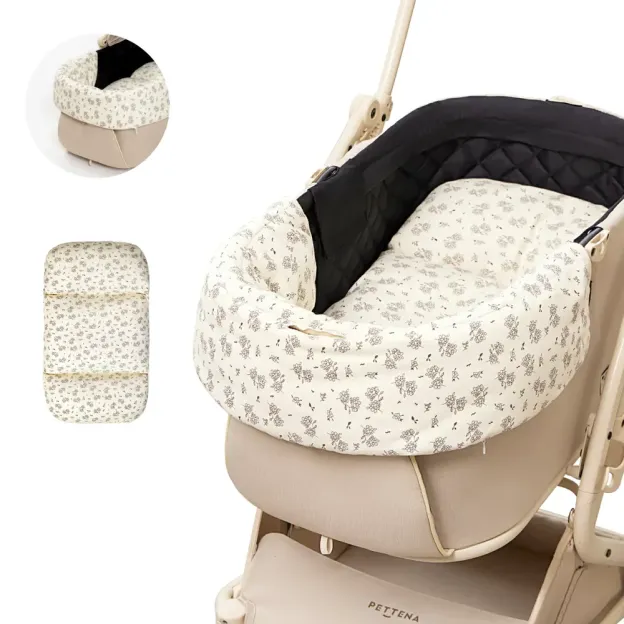 플로럴 프린지 투피스 세트