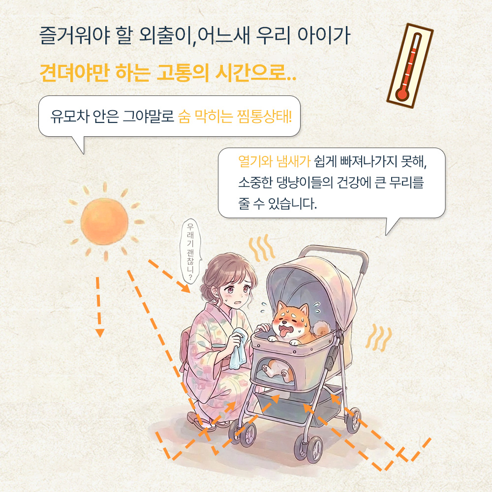 [PETTENA] 업계 최초 공기 순환 팬 탑재 펫 유모차 쿨링 쿠션 (듀얼 BLDC)