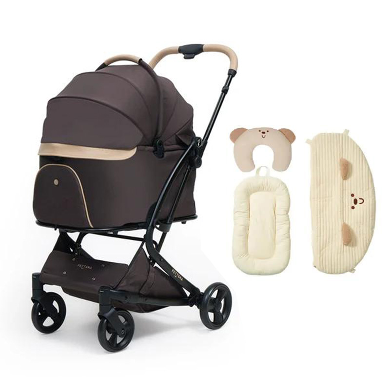 MILOU 강아지 유모차 원터치 폴딩 분리형 밀루