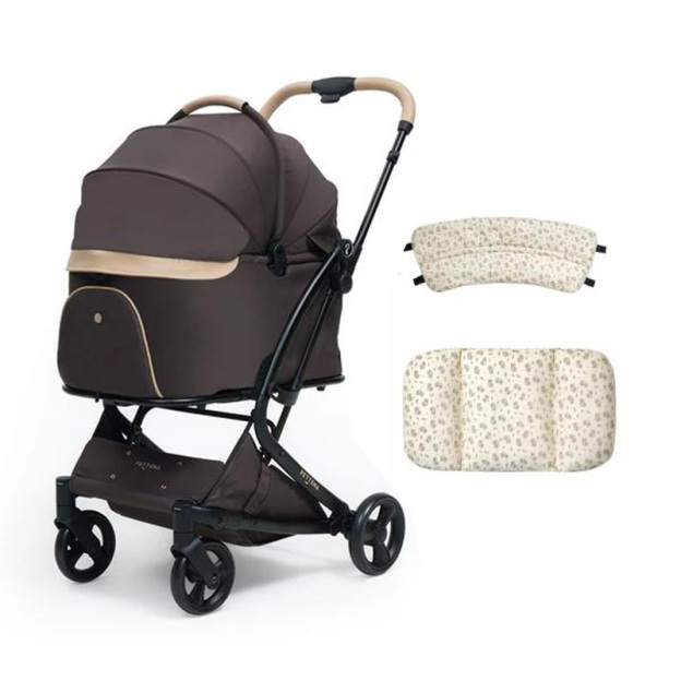 MILOU 강아지 유모차 원터치 폴딩 분리형 밀루