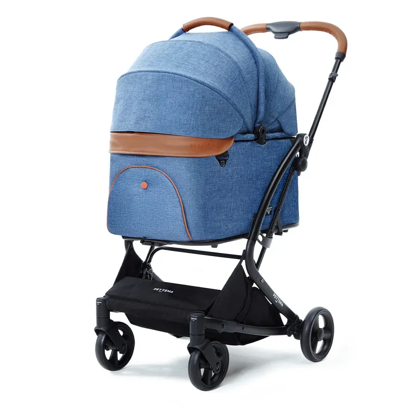 MILOU 강아지 유모차 원터치 폴딩 분리형 밀루