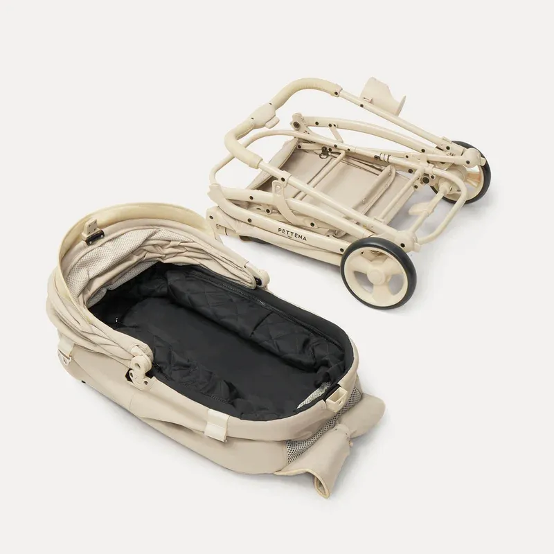 MILOU 강아지 유모차 원터치 폴딩 분리형 밀루