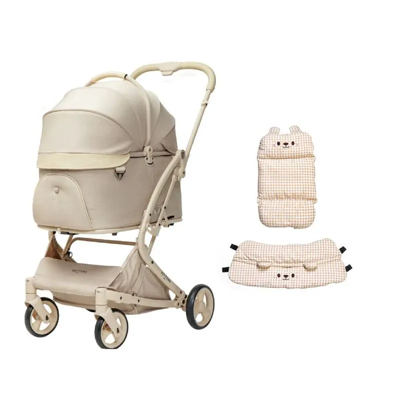 【2026SS신상】MILOU Small Size 강아지 유모차 원터치 폴딩 분리형 밀루 스몰 사이즈