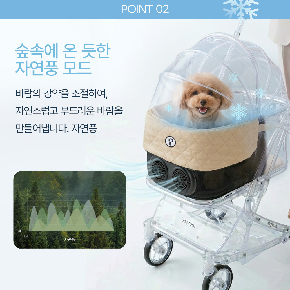 PETTENA  강아지 유모차 3D에어 쿠션
