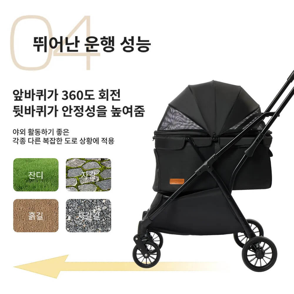 PETTENA 강아지 유모차 PC20LE  NEWTON