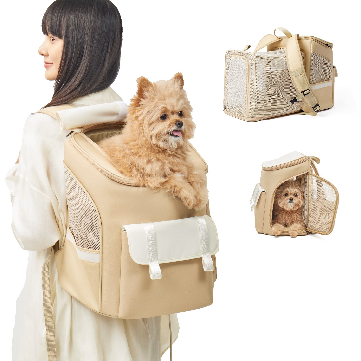 PETTENA 반려동물 백팩 다코 DAKKO 여성 전용 디자인