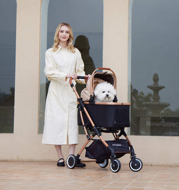 KNIGHT 강아지 유모차 접이식 모델 나잇