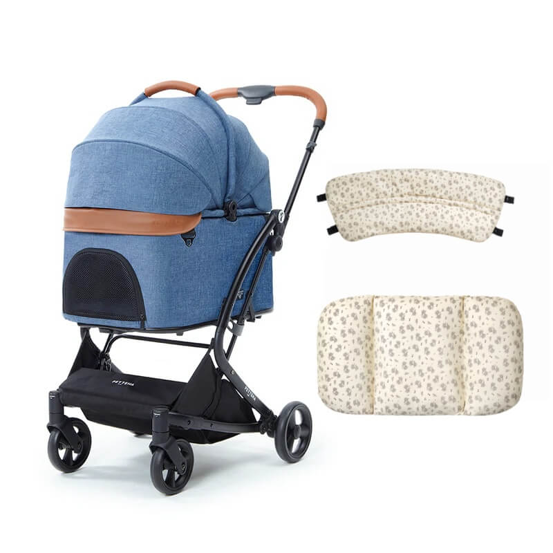 MILOU 강아지 유모차 원터치 폴딩 분리형 밀루