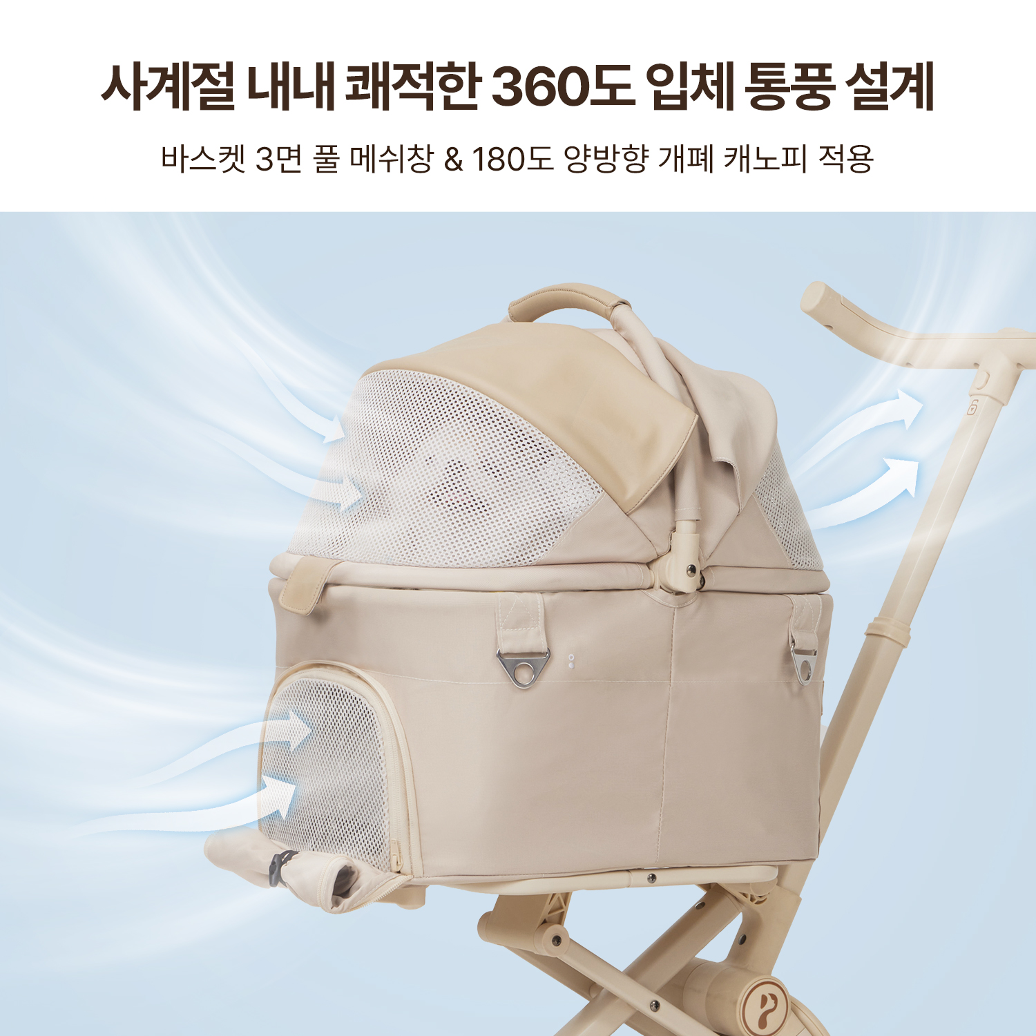 PETITE PRO 초소형견 전용 분리형 유모차