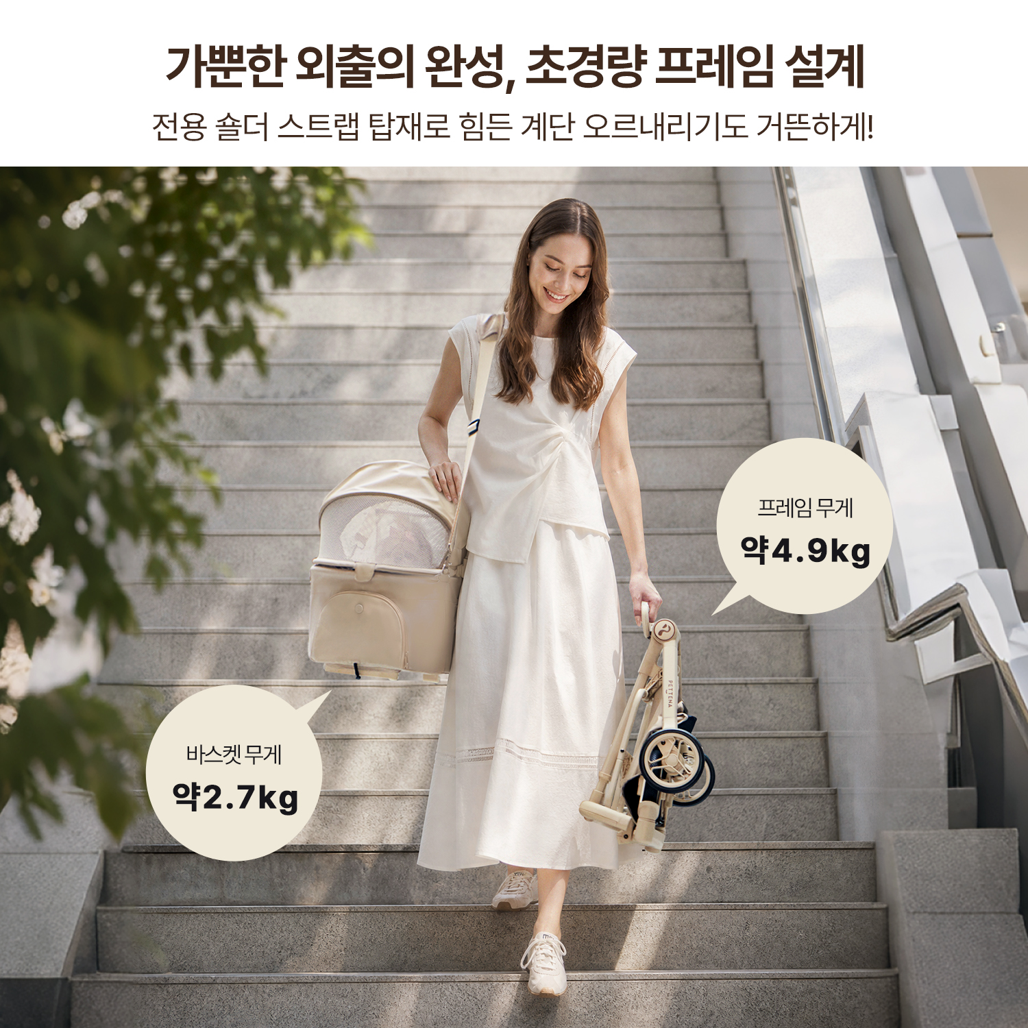 PETITE PRO 초소형견 전용 분리형 유모차