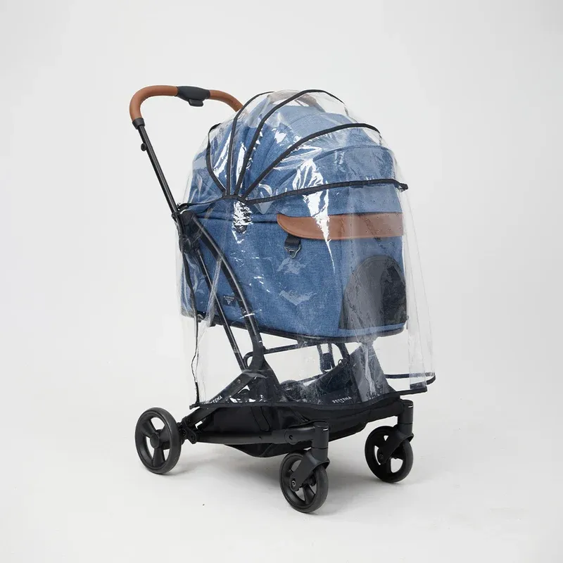 【2026SS신상】PETTENA 강아지 유모차 전용 고투명 무독성 EVA 레인커버