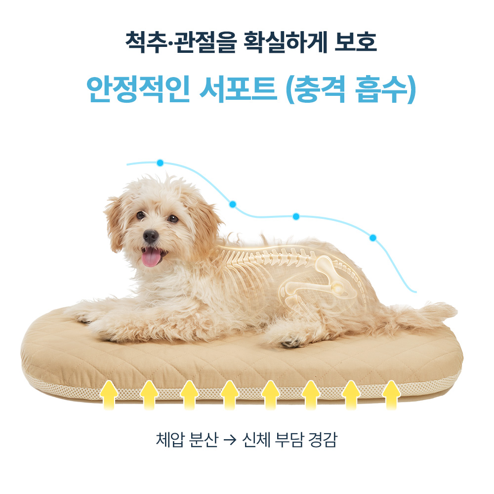 PETTENA  강아지 유모차 3D에어 쿠션