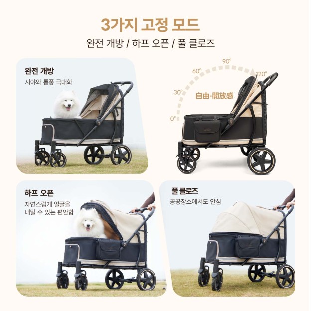 TITAN 프리미엄 대형견 유모차