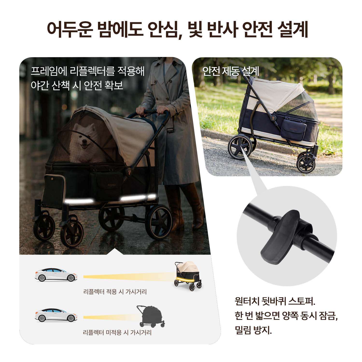 TITAN 프리미엄 대형견 유모차