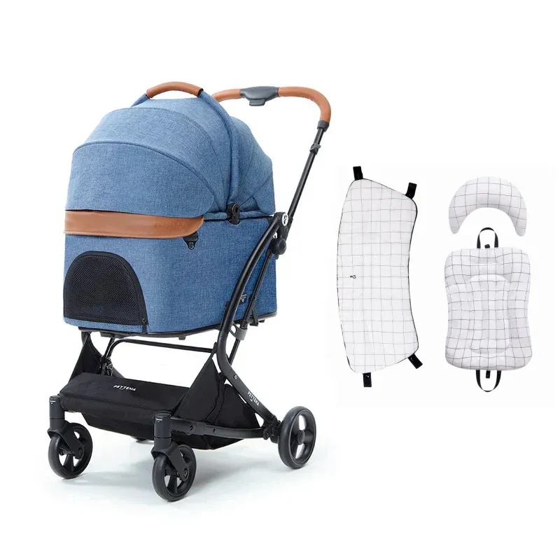 【2026SS신상】MILOU Small Size 강아지 유모차 원터치 폴딩 분리형 밀루 스몰 사이즈