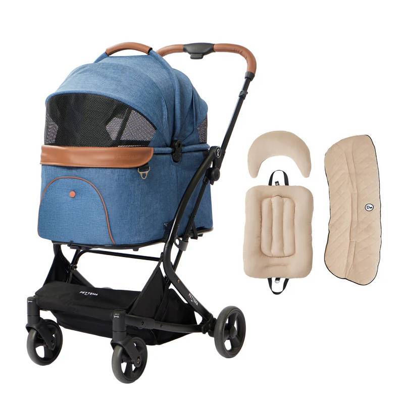 【2026SS신상】MILOU Small Size 강아지 유모차 원터치 폴딩 분리형 밀루 스몰 사이즈