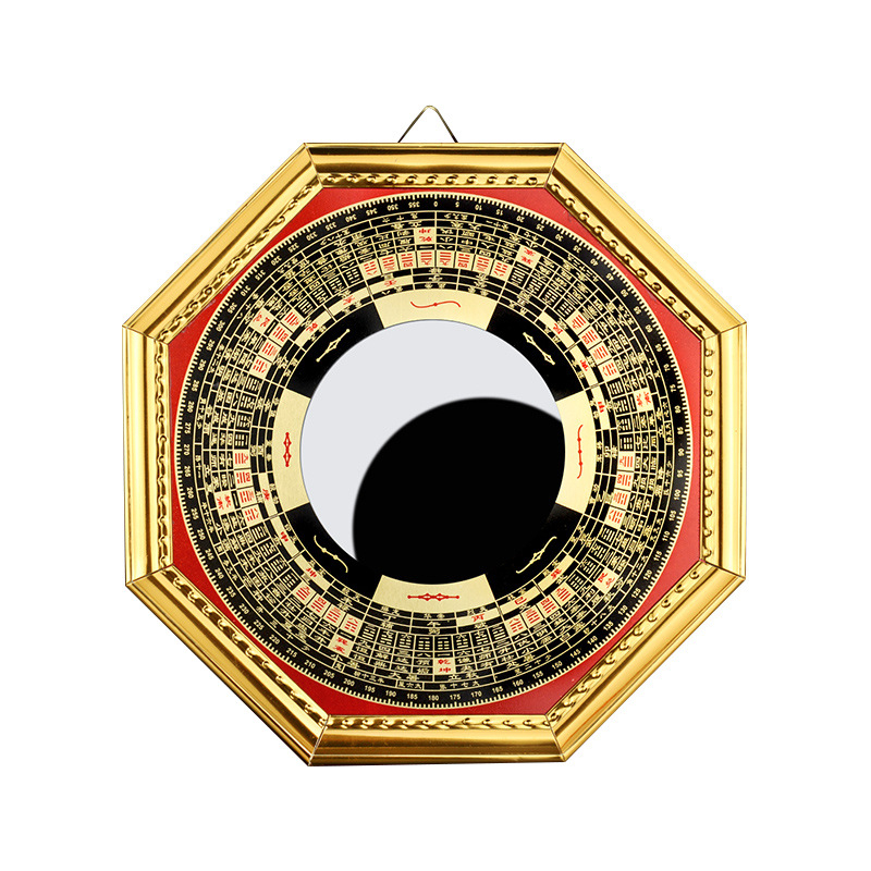 Bagua mirror, concave-convex mirror, Nine-Palace Tai Chi pendant, handicraft, ornament