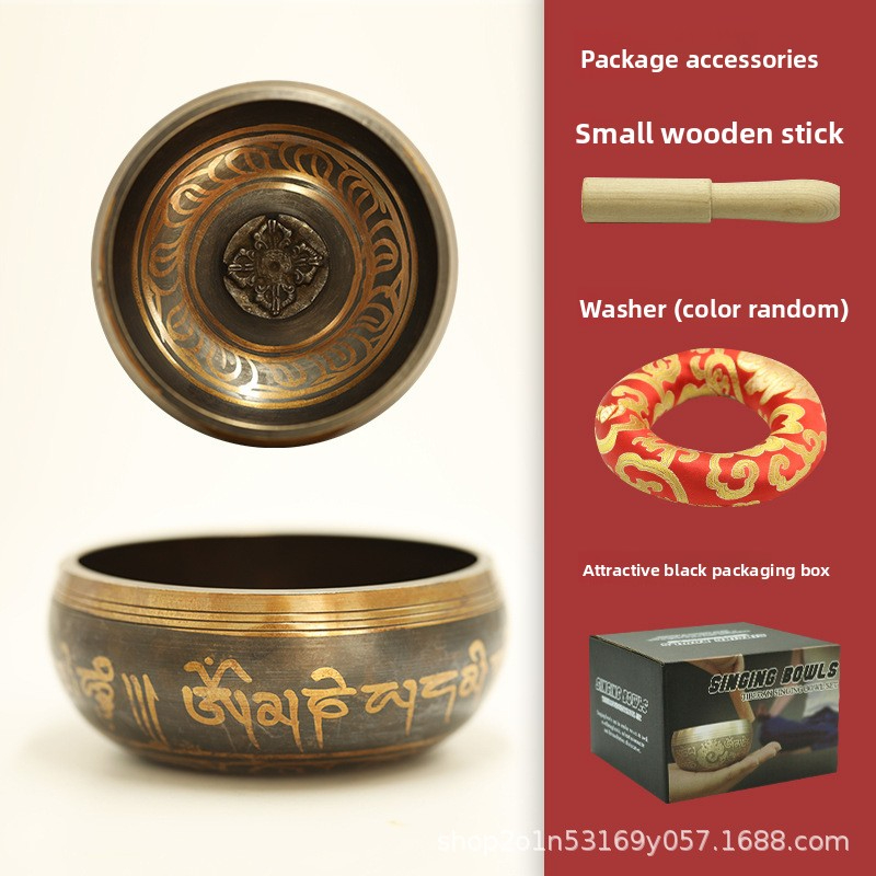 Nepalese Handmade Tibetan Singing Bowl Yoga Meditation Bowl Healing Copper Bell