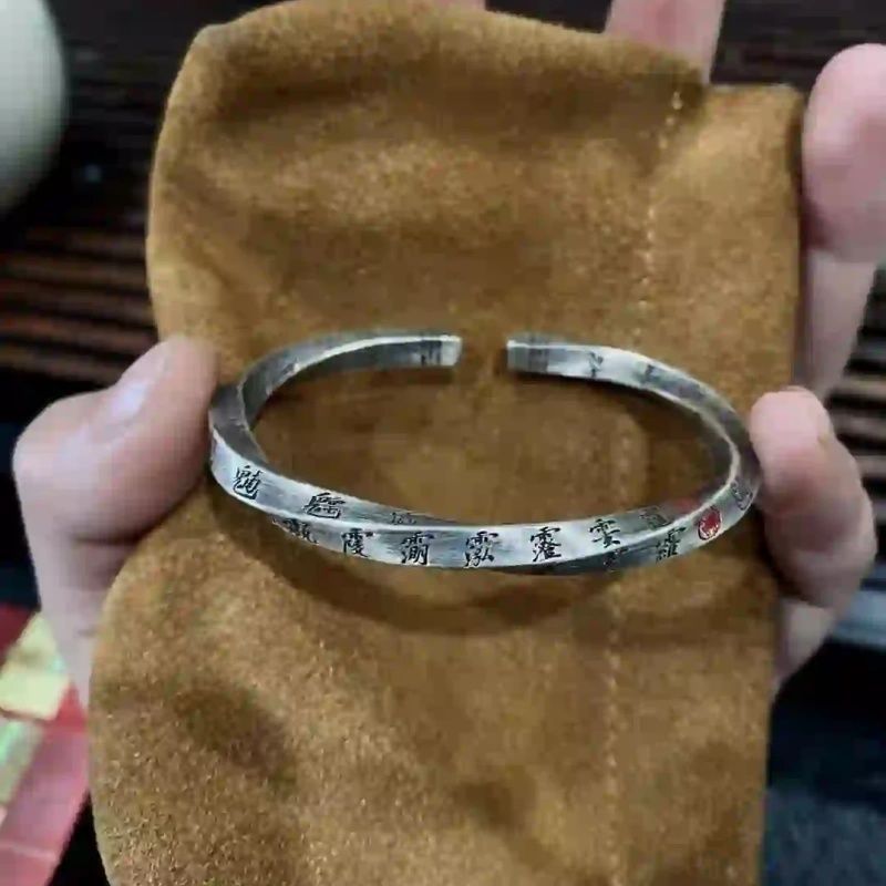 Taoist Style Youth Full God Forbidden Bracelet Vintage Chinese Style