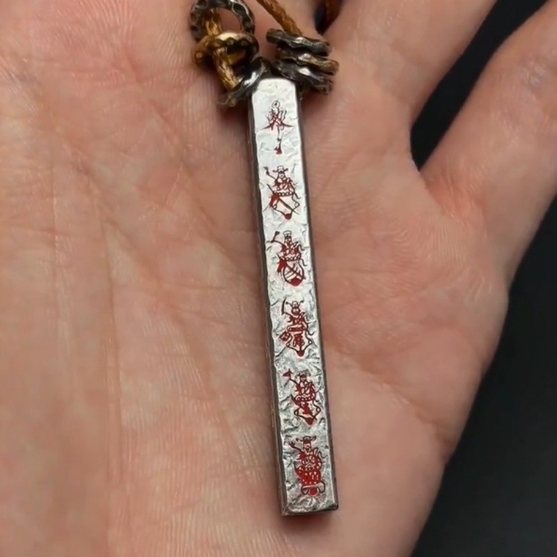 Heavenly Palace Blessing Five Directions Wealth God Pendant National Style Taoist Cultural Plaything Wealth-Attracting Good Item