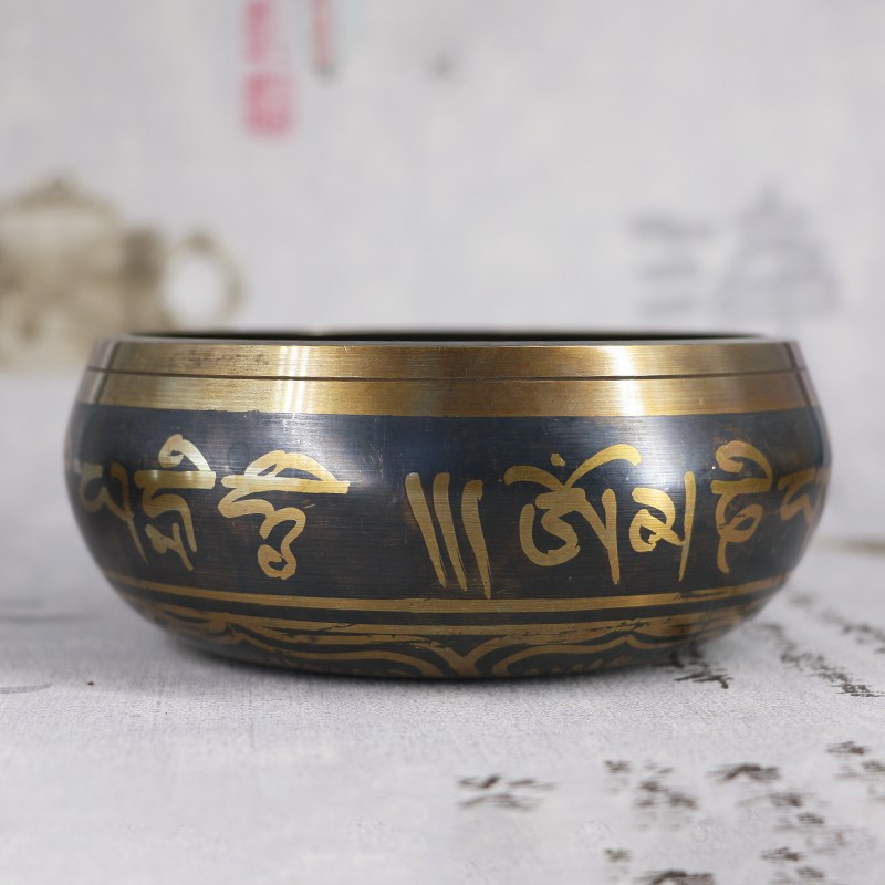 Nepalese Handmade Tibetan Singing Bowl Yoga Meditation Bowl Healing Copper Bell