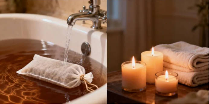 WarmCore Adaptogen Warming Herbal Bath Soak for relieving coldness and body relaxation