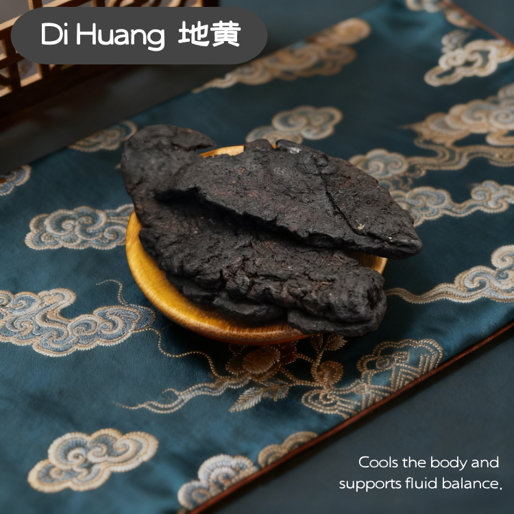 Rehmannia Rehmannia Root  (Di Huang) dry slice genuine adaptogen medicinal Chinese herb tea soup