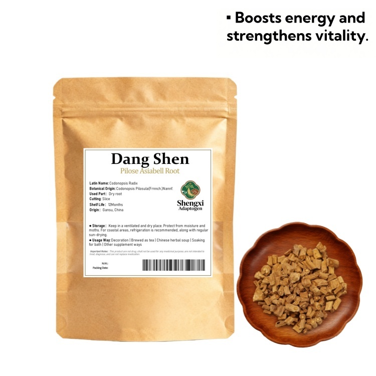 Pilose Asiabell Root (Dang Shen) cutting slice
