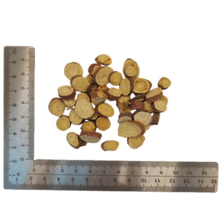 Glycyrrhiza  Liquorice Root  ( Gan Cao ) dry slice genuine adaptogen medicinal Chinese herb tea soup