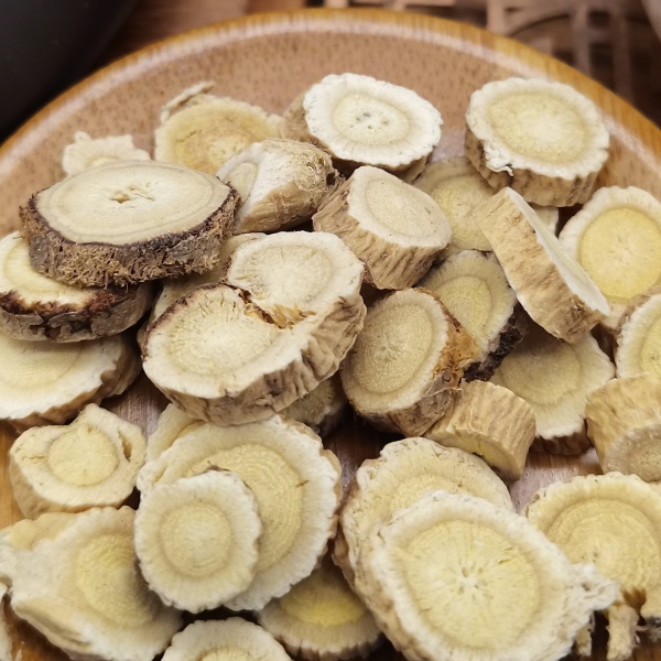 Astragalus Milkvetch Root  (Huang Qi) dry slice genuine adaptogen medicinal Chinese herb tea soup Canister