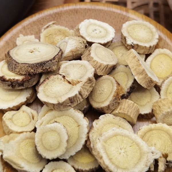 Astragalus Milkvetch Root  (Huang Qi) dry slice genuine adaptogen medicinal Chinese herb tea soup Canister