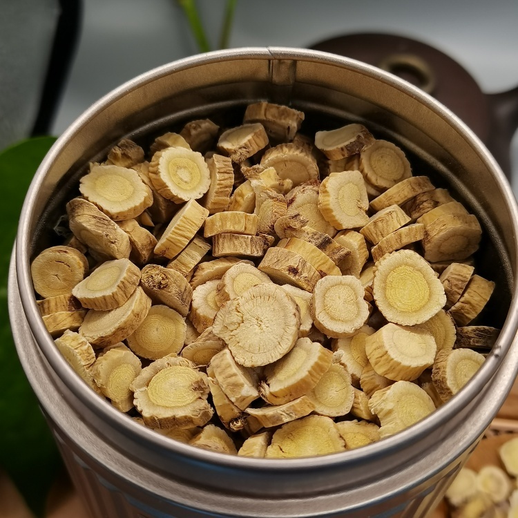 Astragalus Milkvetch Root  (Huang Qi) dry slice genuine adaptogen medicinal Chinese herb tea soup Canister
