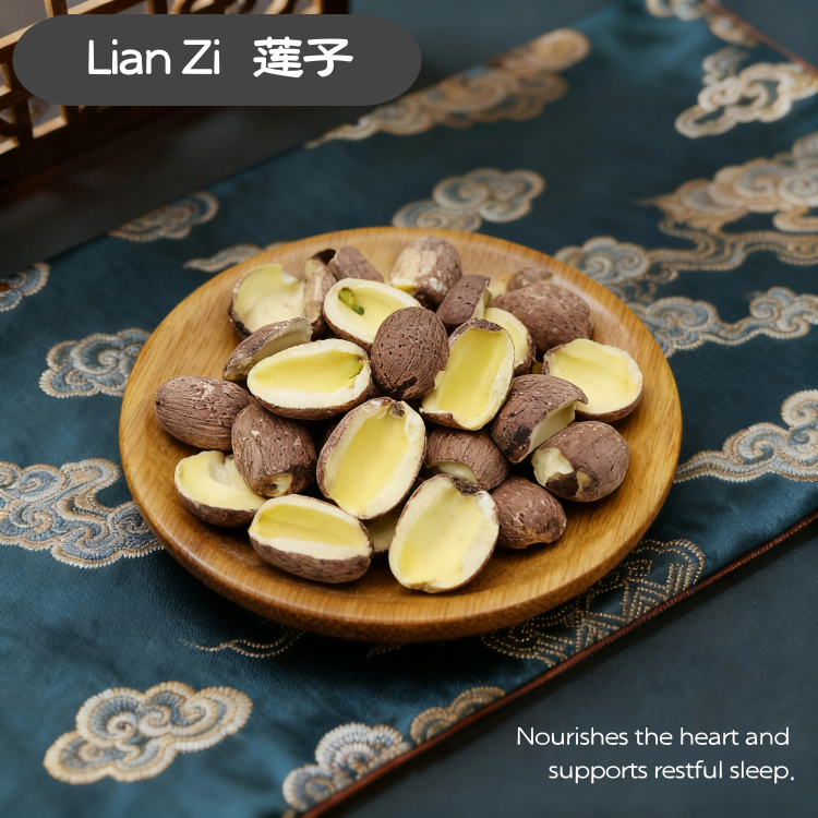 Nelumbo Lotus Seed  (Lian Zi Hong ) dry genuine adaptogen medicinal Chinese herb tea soup