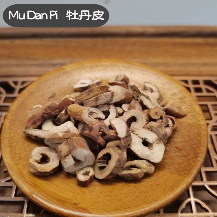 Paeonia Tree Peony Bark Moutan Bark ( Mu Dan Pi ) dry slice genuine adaptogen medicinal Chinese herb tea soup